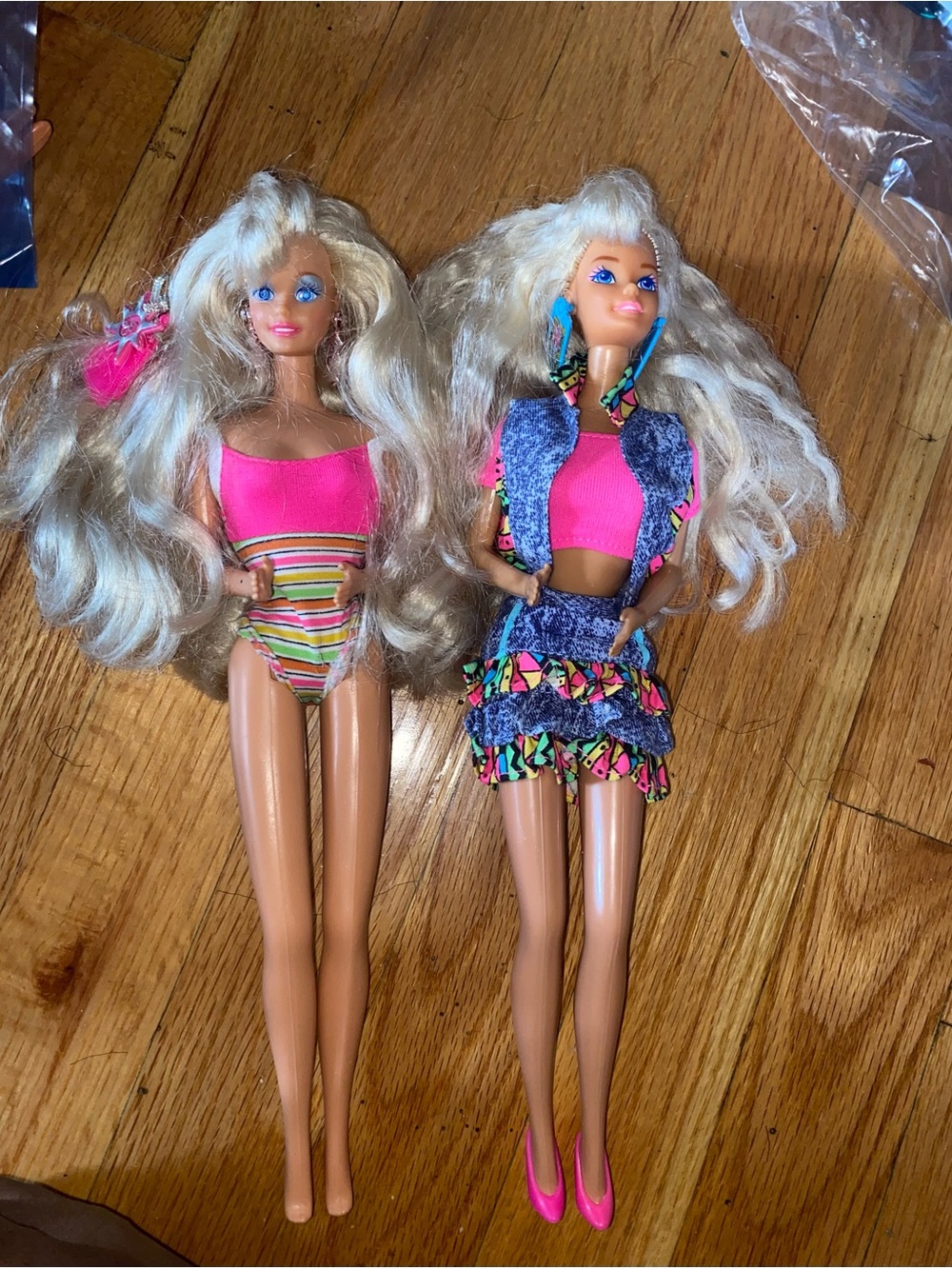 Barbie Vintage troll and Malibu Barbie new only taken out to displayBlonde Dolls